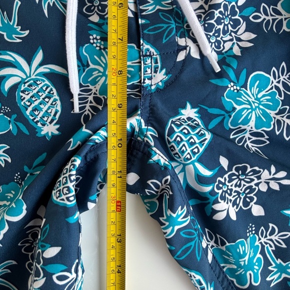 J. Crew Blue and White Board Shorts Quick-Dry Swimwear - Picture 5 of 13